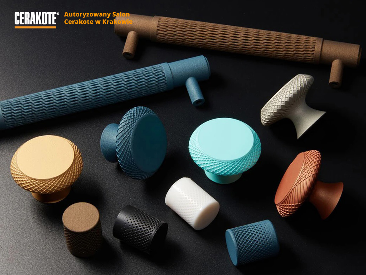 Aplikacja Cerakote na druk 3D i polimery